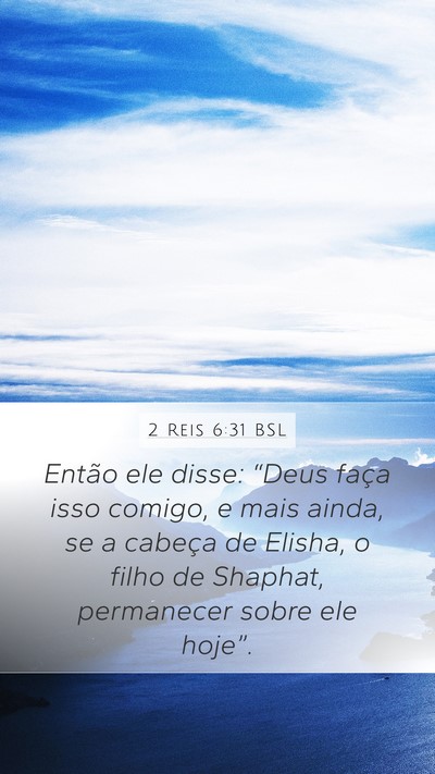 2 Reis 6:31 BSL Bible Verse Image