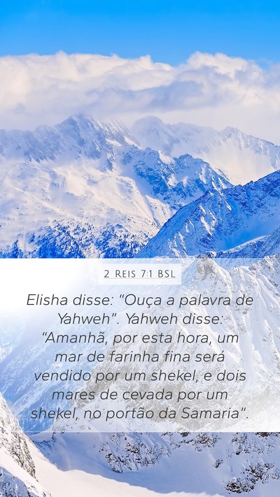 2 Reis 7:1 BSL Bible Verse Image