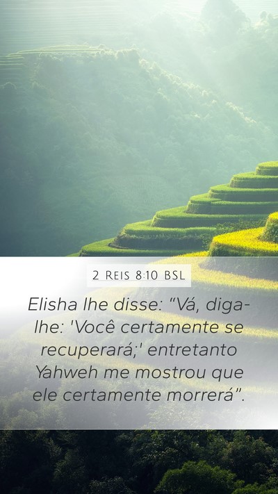 2 Reis 8:10 BSL Bible Verse Image