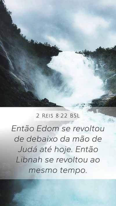 2 Reis 8:22 BSL Bible Verse Image