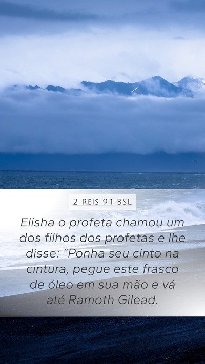 2 Reis 9:1 BSL Bible Verse Image