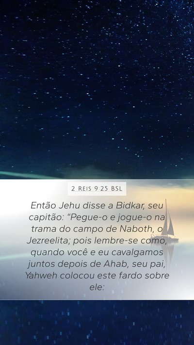2 Reis 9:25 BSL Bible Verse Image