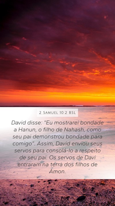 2 Samuel 10:2 BSL Bible Verse Image