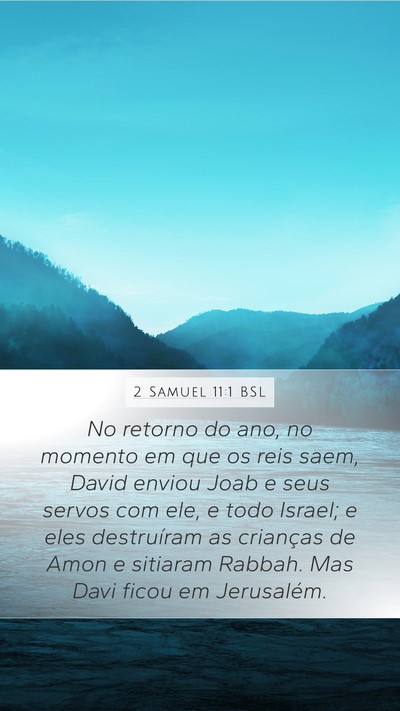 2 Samuel 11:1 BSL Bible Verse Image