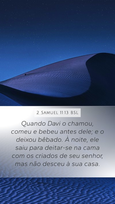 2 Samuel 11:13 BSL Bible Verse Image