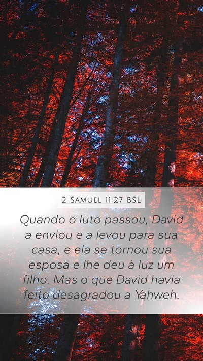 2 Samuel 11:27 BSL Bible Verse Image