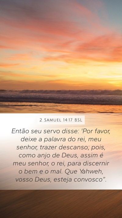 2 Samuel 14:17 BSL Bible Verse Image