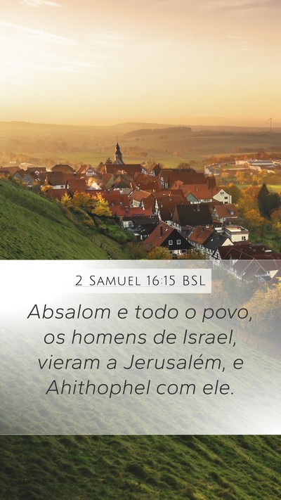 2 Samuel 16:15 BSL Bible Verse Image