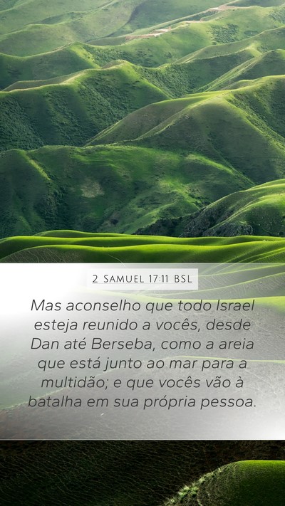 2 Samuel 17:11 BSL Bible Verse Image