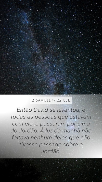 2 Samuel 17:22 BSL Bible Verse Image