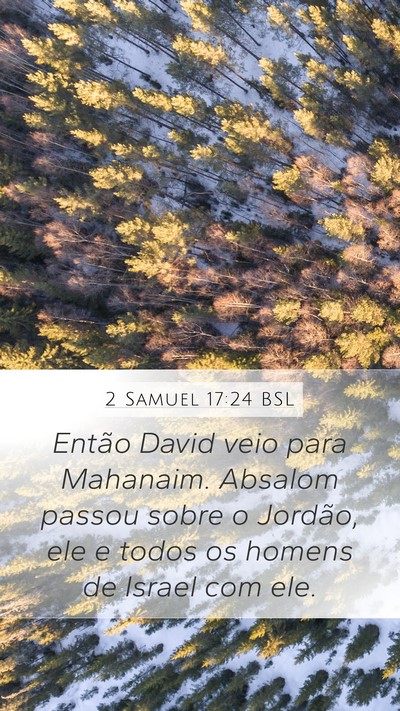2 Samuel 17:24 BSL Bible Verse Image