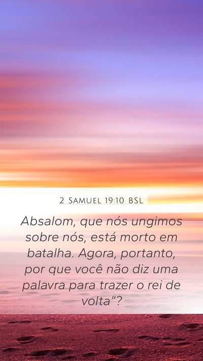 2 Samuel 19:10 BSL Bible Verse Image