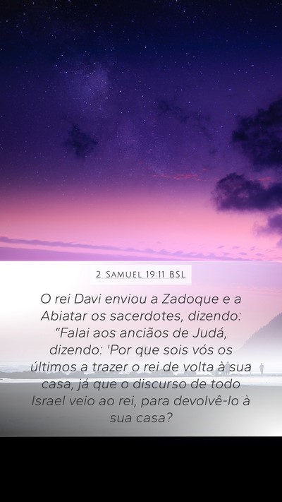 2 Samuel 19:11 BSL Bible Verse Image
