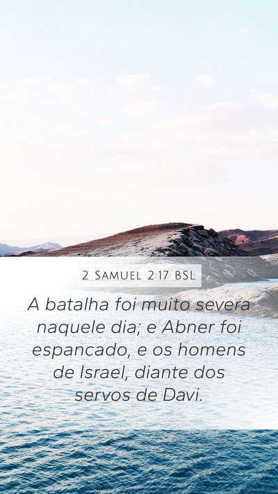 2 Samuel 2:17 BSL Bible Verse Image