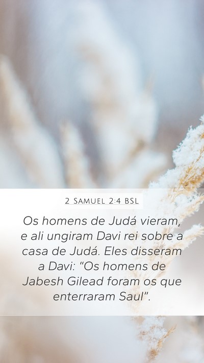 2 Samuel 2:4 BSL Bible Verse Image