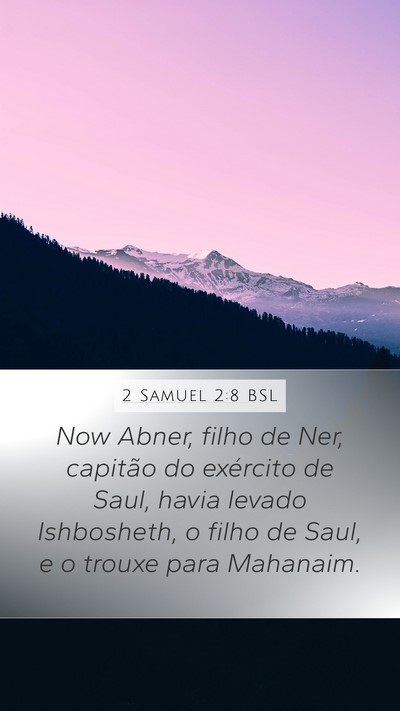 2 Samuel 2:8 BSL Bible Verse Image