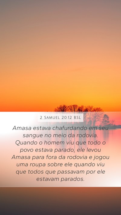 2 Samuel 20:12 BSL Bible Verse Image