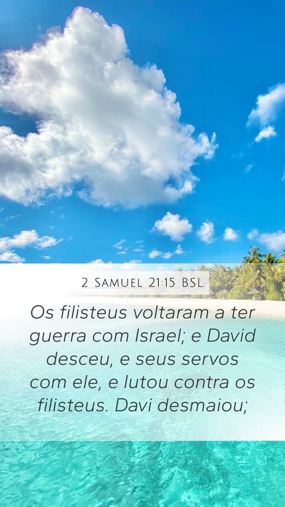 2 Samuel 21:15 BSL Bible Verse Image