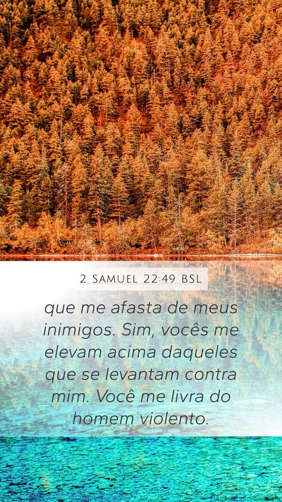 2 Samuel 22:49 BSL Bible Verse Image