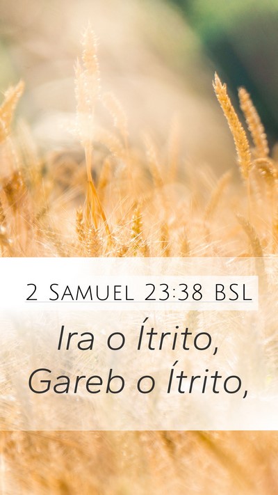 2 Samuel 23:38 BSL Bible Verse Image