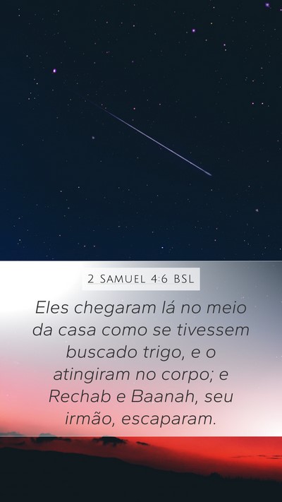 2 Samuel 4:6 BSL Bible Verse Image