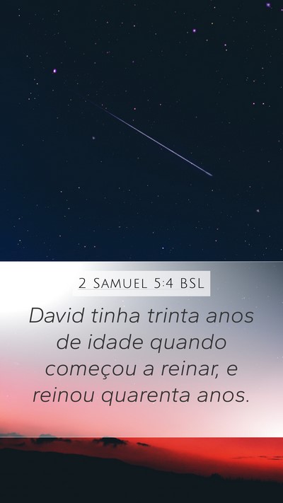 2 Samuel 5:4 BSL Bible Verse Image