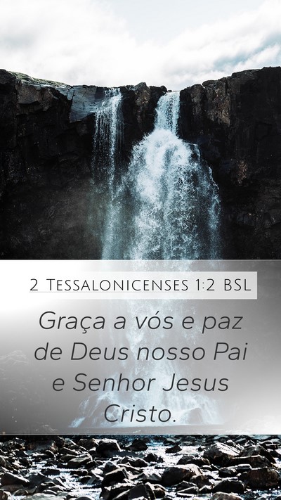 2 Tessalonicenses 1:2 BSL Bible Verse Image