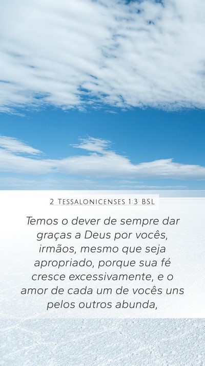 2 Tessalonicenses 1:3 BSL Bible Verse Image