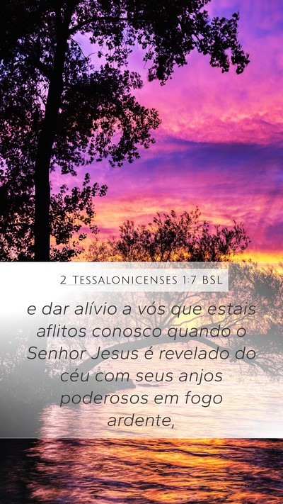 2 Tessalonicenses 1:7 BSL Bible Verse Image