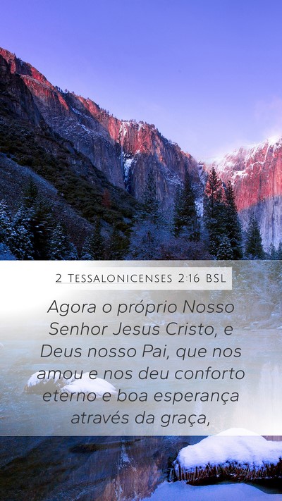 2 Tessalonicenses 2:16 BSL Bible Verse Image