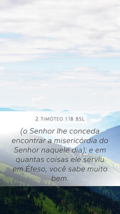 2 Timóteo 1:18 BSL Bible Verse Image
