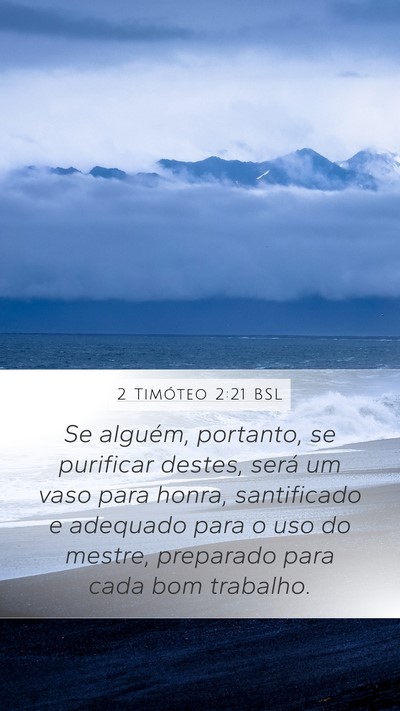 2 Timóteo 2:21 BSL Bible Verse Image