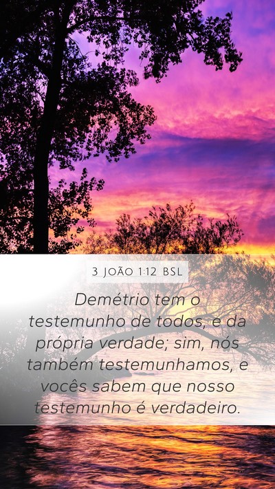 3 João 1:12 BSL Bible Verse Image