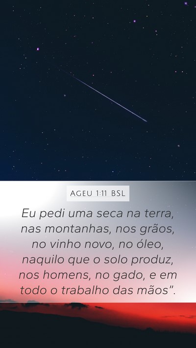 Ageu 1:11 BSL Bible Verse Image