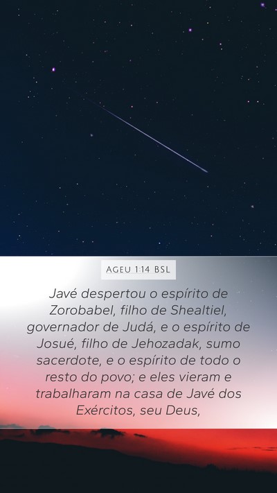Ageu 1:14 BSL Bible Verse Image