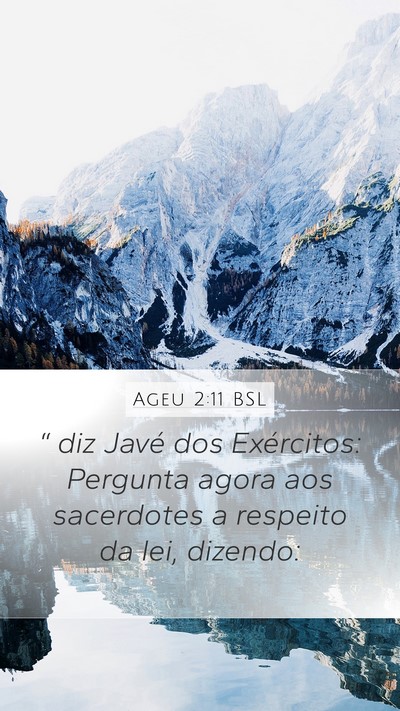 Ageu 2:11 BSL Mobile Phone Wallpaper - “ diz Javé dos Exércitos: Pergunta agora aos - Mobile Bible Verse Wallpaper