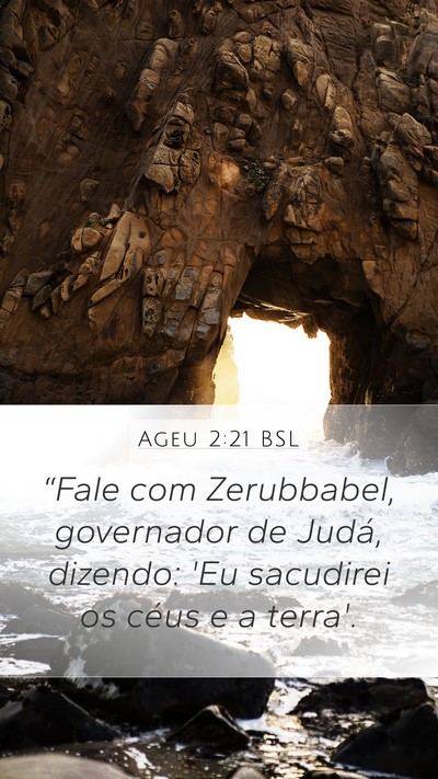 Ageu 2:21 BSL Bible Verse Image