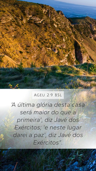 Ageu 2:9 BSL Bible Verse Image