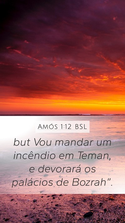 Amós 1:12 BSL Bible Verse Image