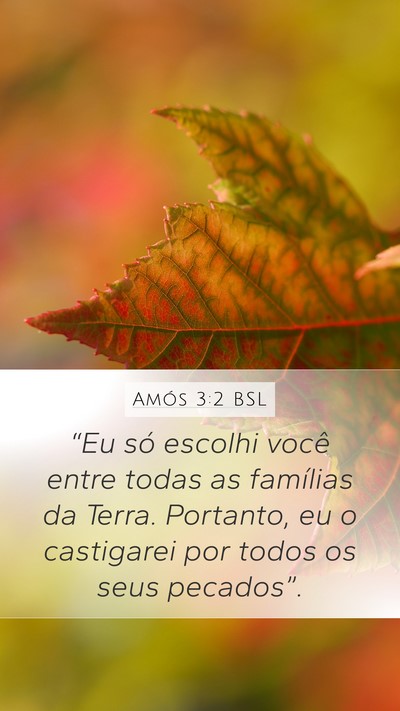Amós 3:2 BSL Bible Verse Image