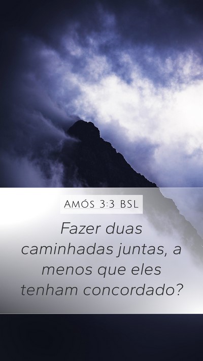 Amós 3:3 BSL Bible Verse Image