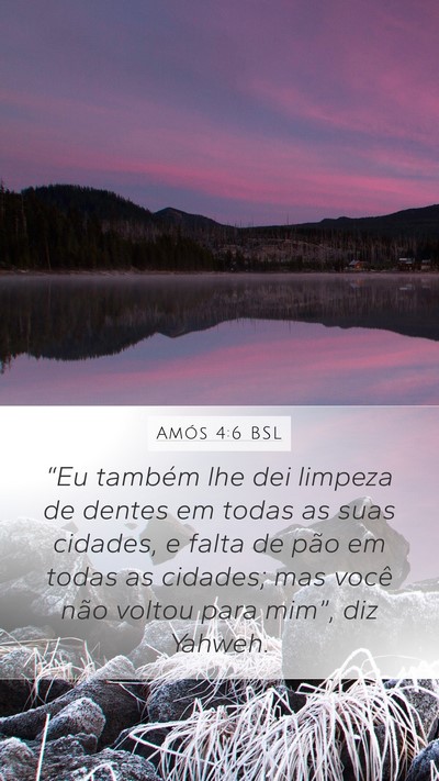 Amós 4:6 BSL Bible Verse Image