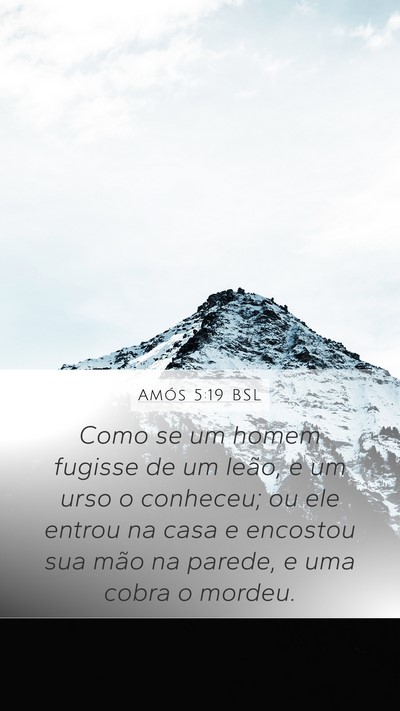 Amós 5:19 BSL Bible Verse Image