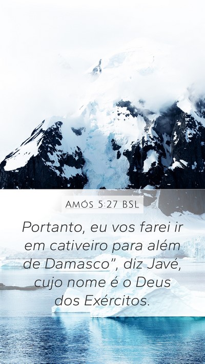 Amós 5:27 BSL Bible Verse Image