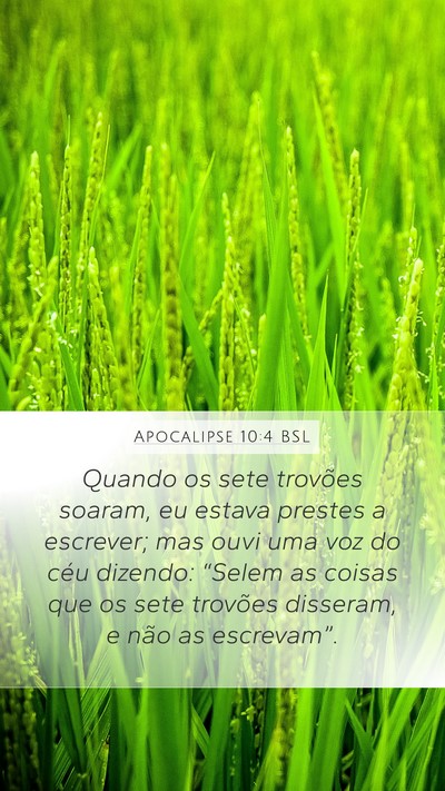 Apocalipse 10:4 BSL Bible Verse Image