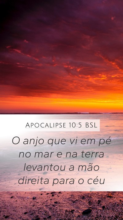 Apocalipse 10:5 BSL Bible Verse Image