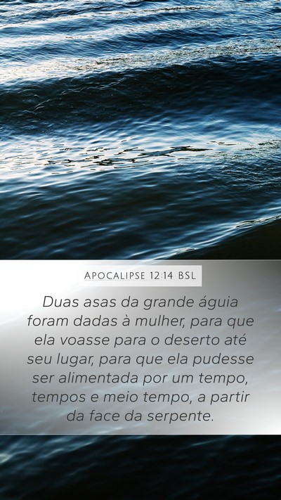 Apocalipse 12:14 BSL Bible Verse Image