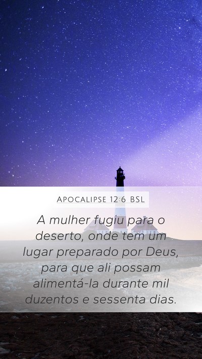 Apocalipse 12:6 BSL Bible Verse Image