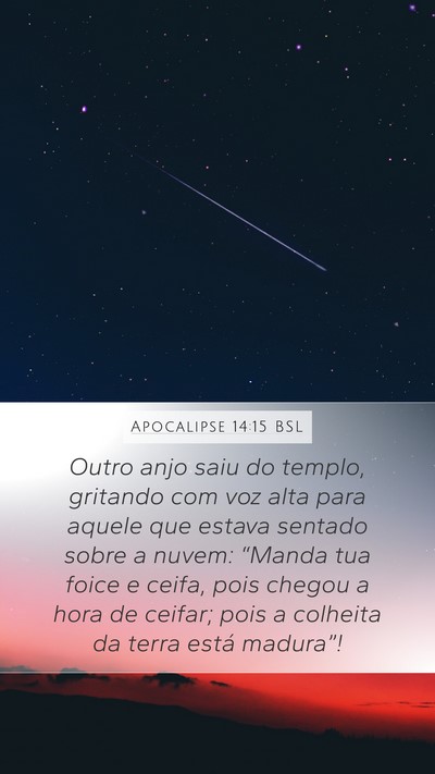 Apocalipse 14:15 BSL Bible Verse Image