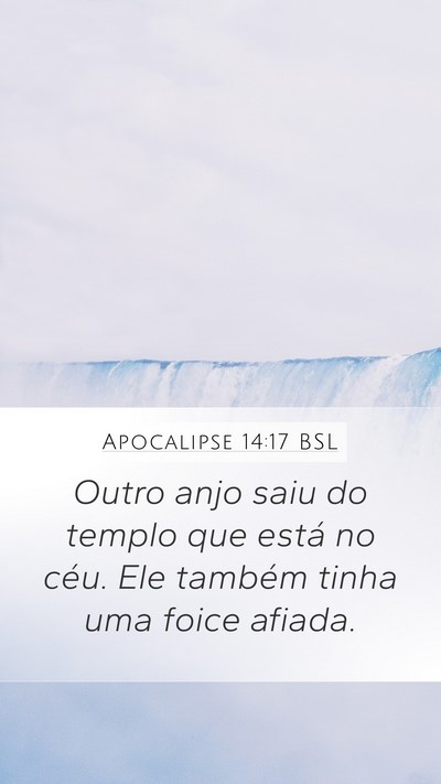 Apocalipse 14:17 BSL Bible Verse Image